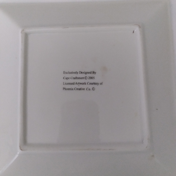 Cape Craftsmen 8" Wine Decorative Plate - Picture 2 of 4